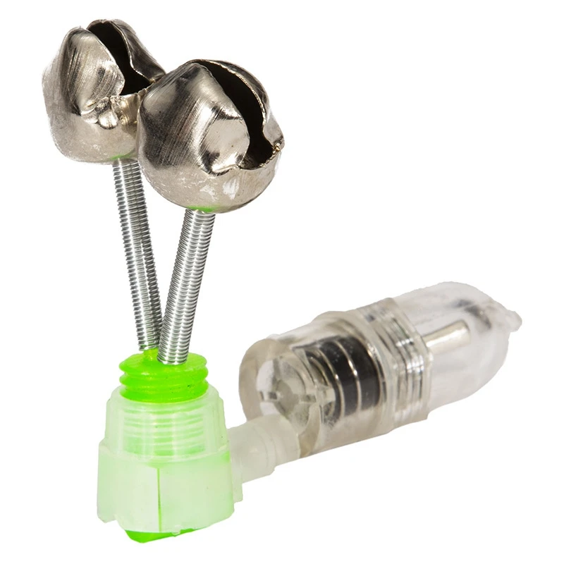 Светодиодная ночная рыболовная удочка с звуковым сигналом на приманку 10 штук с индикатором звонка Рыболовные портативные аксессуары