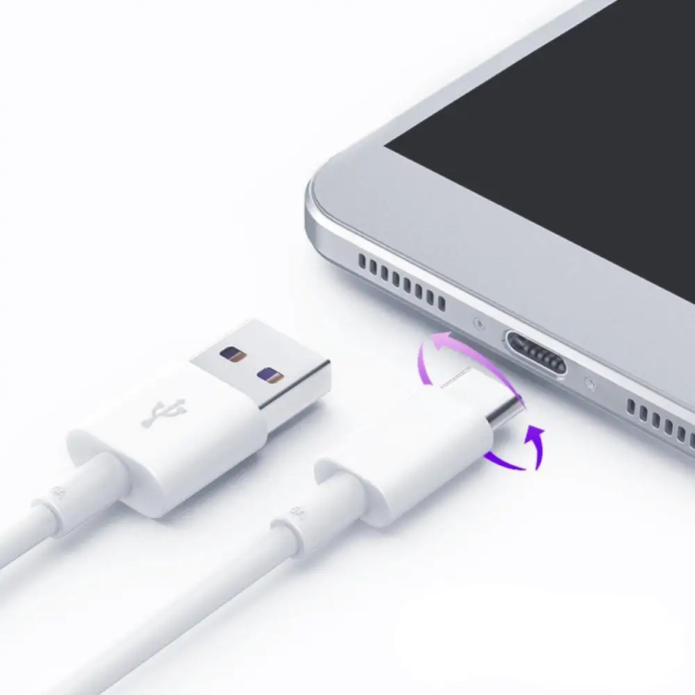 

1/1.5/2m 5A USB Type-C Super Fast Charging Cable Data Transfer Cord for Huawei