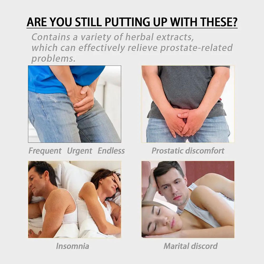 5 шт. SOUG высококачественные натуральные травяные капсулы для простаты удаления