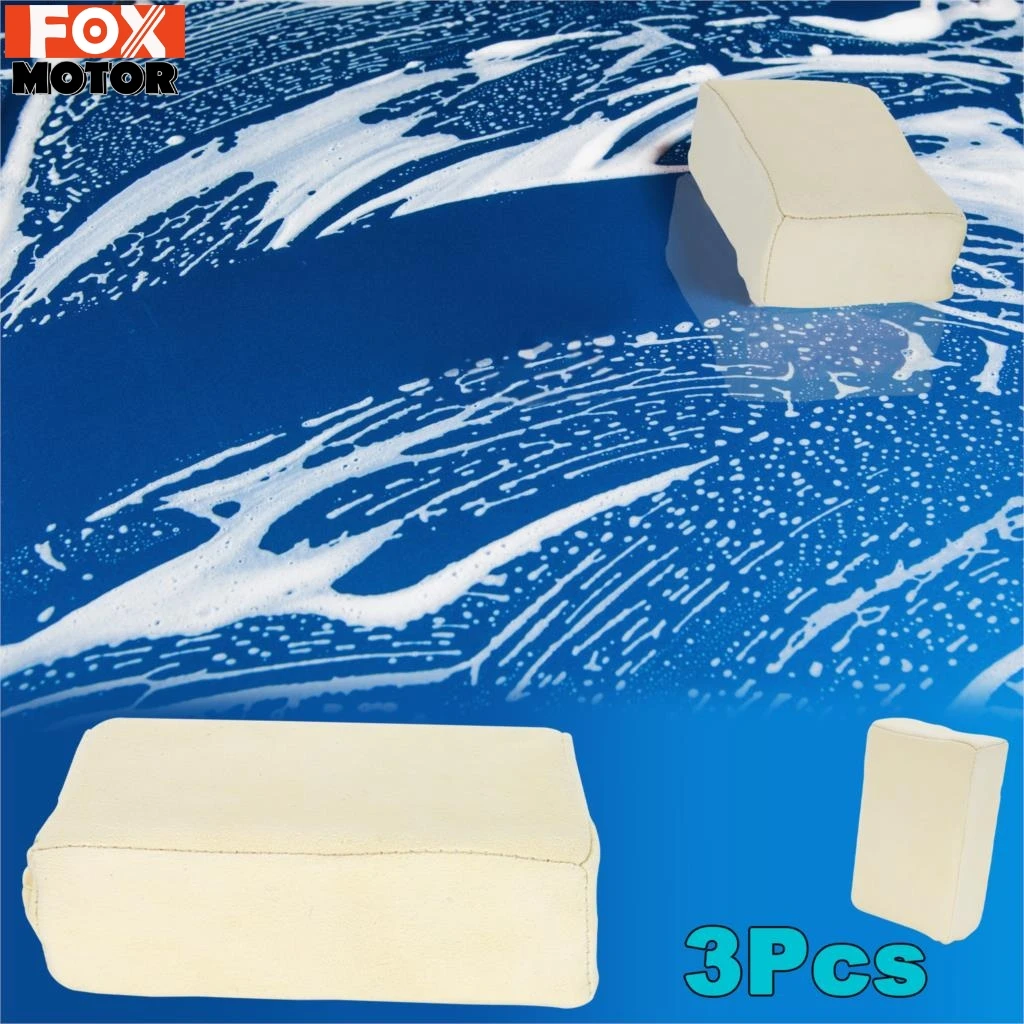 

3X натуральная замша, губка из оленьей кожи, чистящая автомобильная замшевая ткань, губка, инструменты для мытья автомобиля, аксессуары для спелого автомобиля