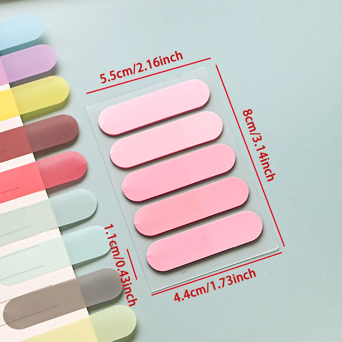 

100 листов записываемых липких вкладок, вкладки для книг, маркеры страниц, полупрозрачные липкие вкладки для заметок, вкладки для заметок, вкладки для аннотаций, указатель