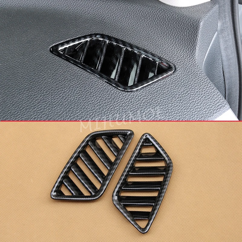 

Для Mitsubishi Eclipse Cross 2018-2024, приборная панель из углеродного волокна, Крышка вентиляционного отверстия, отделка салона автомобиля