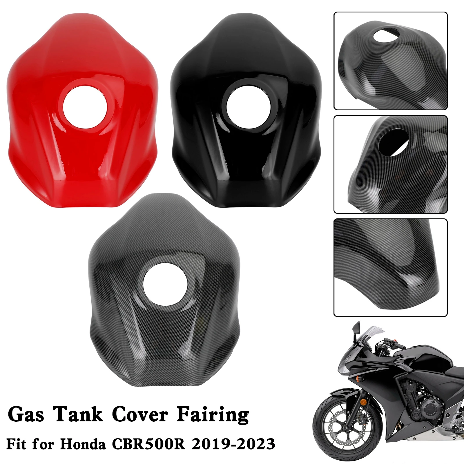 

Artudatech Gas Tank Cover Guard Fairing Protector for Honda CBR500R 2019 2020 2021 2022 2023