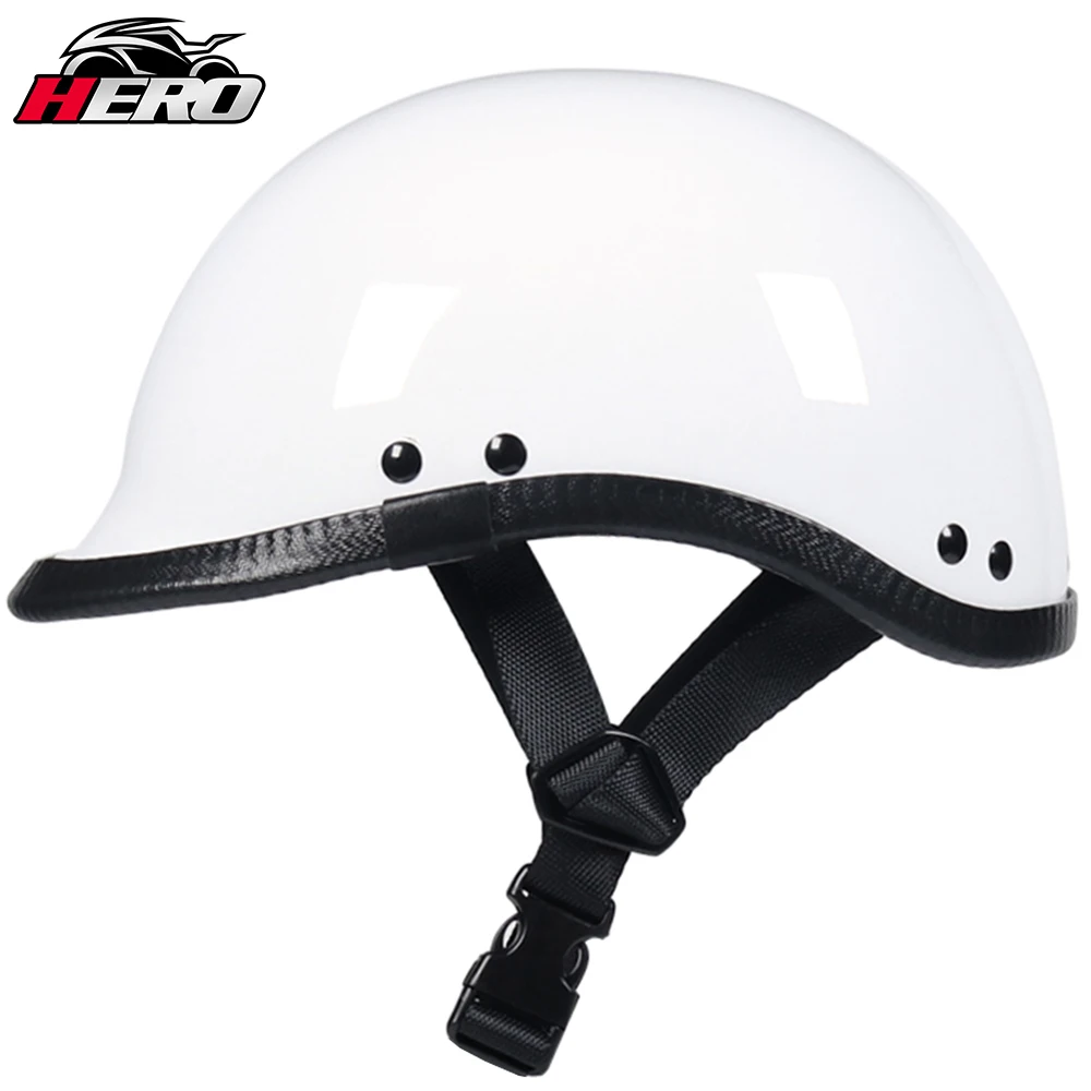 

Motorcycle Helmet Driving Riding Equipment Accessories Head Protect Caps Motorbike Electric Vintage Half Face Motorcycle Helmet