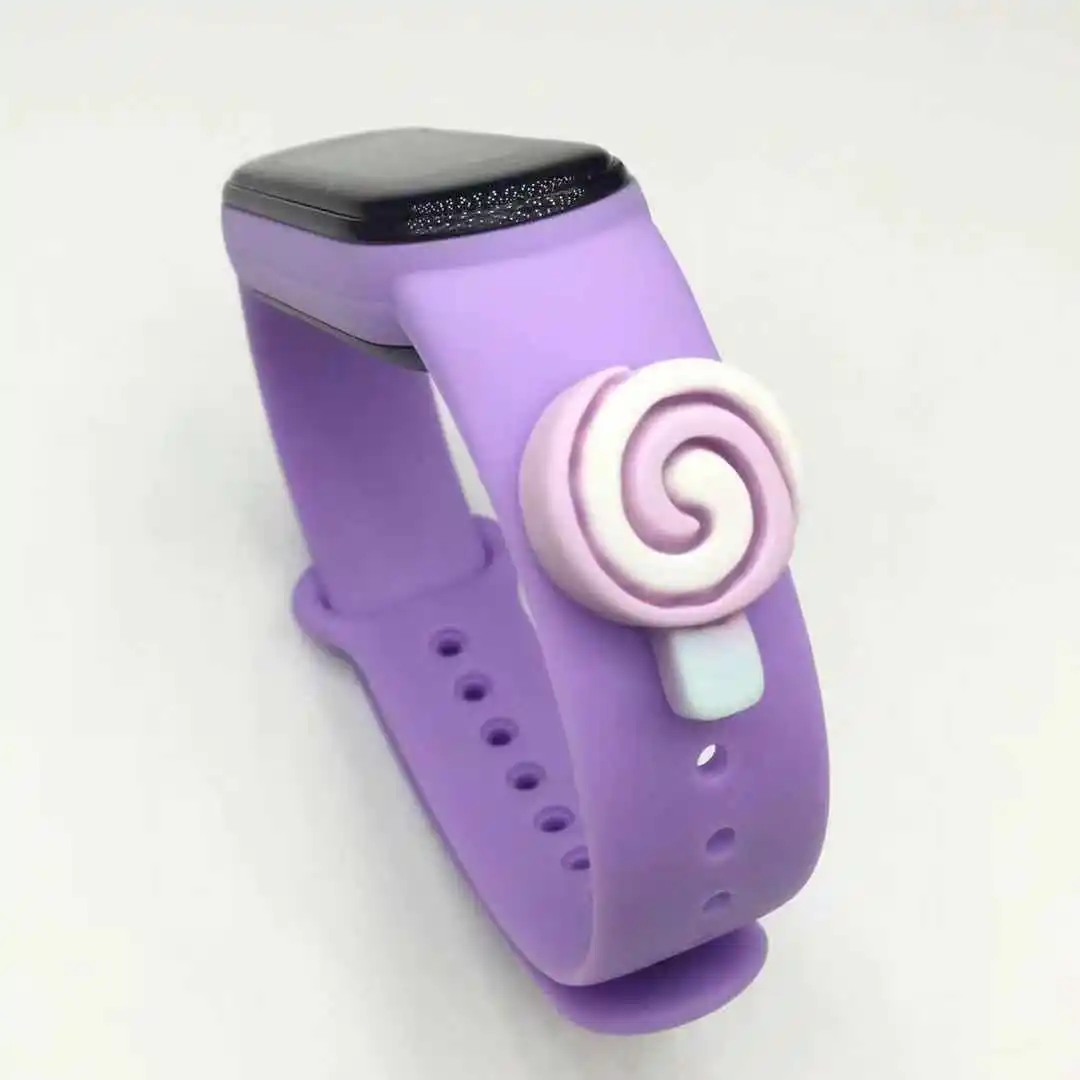

Ремешок силиконовый для Mi Band 7 6 5 4 3, мультяшная кукла Xiao MI 6 5 4 3, силиконовый браслет для часов, умный спортивный фитнес-браслет