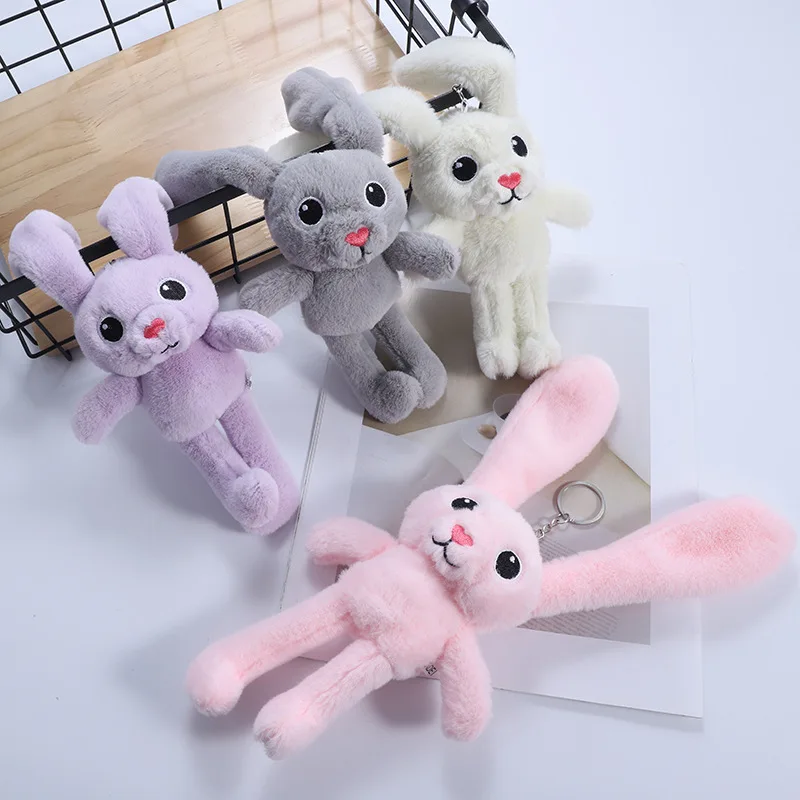 

30cmSoft Bunny Plush Stuffed Animal Toy Pull Ears Rabbit Plush Bed Toy Comfort Doll Baby Sleeping Toys ForChildren Birthday Gift