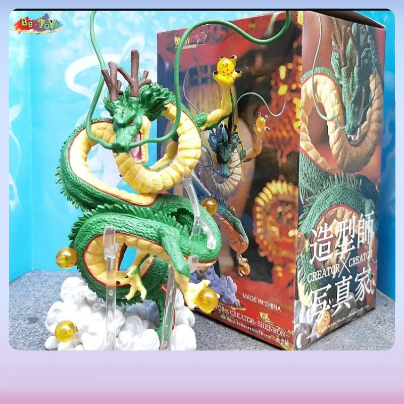 В наличии Dragon Ball Z Аниме Фигурка Shenron Кукла Shenlong DBZ Подарочная Модель Статуя Briquedos