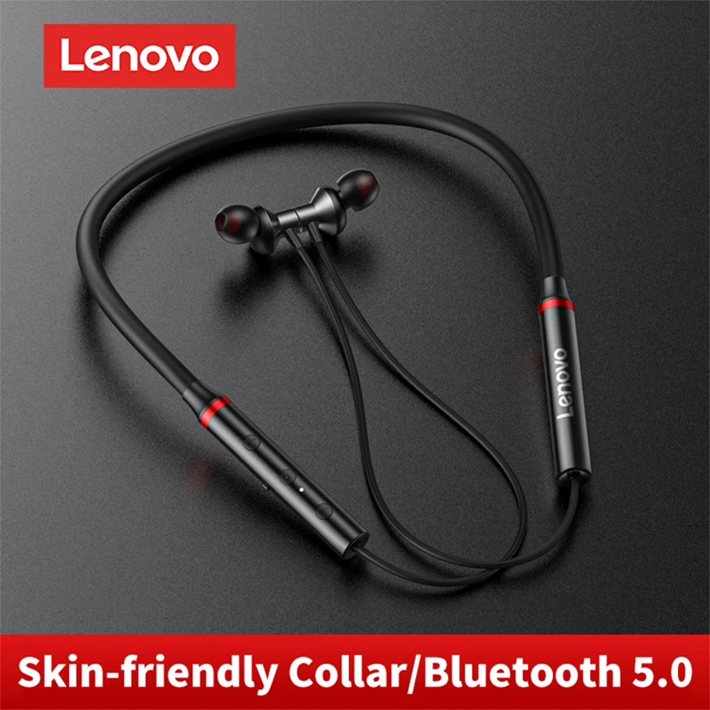 

Новые водонепроницаемые беспроводные наушники Lenovo HE05X с Bluetooth 5,0, HIFI Звук, магнитный шейный ремешок, гарнитура, спортивные наушники для бега