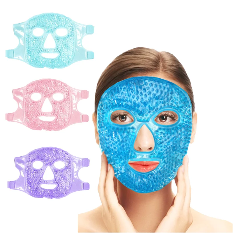 

Cooling Eye Mask Relieve Fatigue Ice Facial Mask New Cold and Hot Gel Mask PVC Plush Cold Compress Hot Compress Beauty Mask