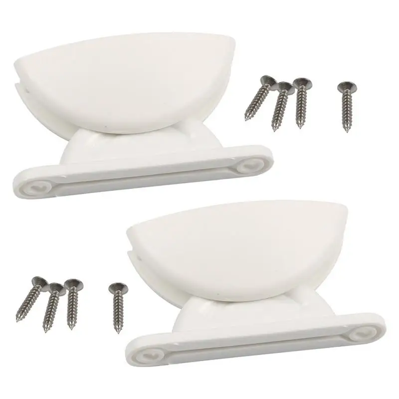 

Защелка для двери RV, 2 шт., полукруговой Ограничитель для двери, держатель с хорошей прочностью для трейлеров, лодок и фургонов