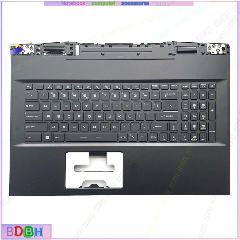 Новый верхний корпус с RGB-подсветкой клавиатуры и подставкой для рук для MSI GE76 GP76 MS-17K1 17K3 17K4 (art.: 3920db71eec4f) - 3920db71eec4f