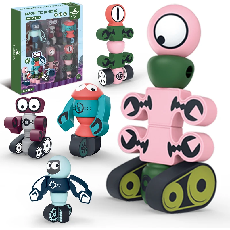 

Город Магнитный робот исследование космоса Строительные блоки Друзья планетарный кризис роботы магнитные шары Кирпичи игрушки для детей П...