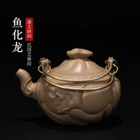 the work product %e3%80%91 royal pot of tea fragrance yixing are recommended by the manual pot of mud flower implement 410 c