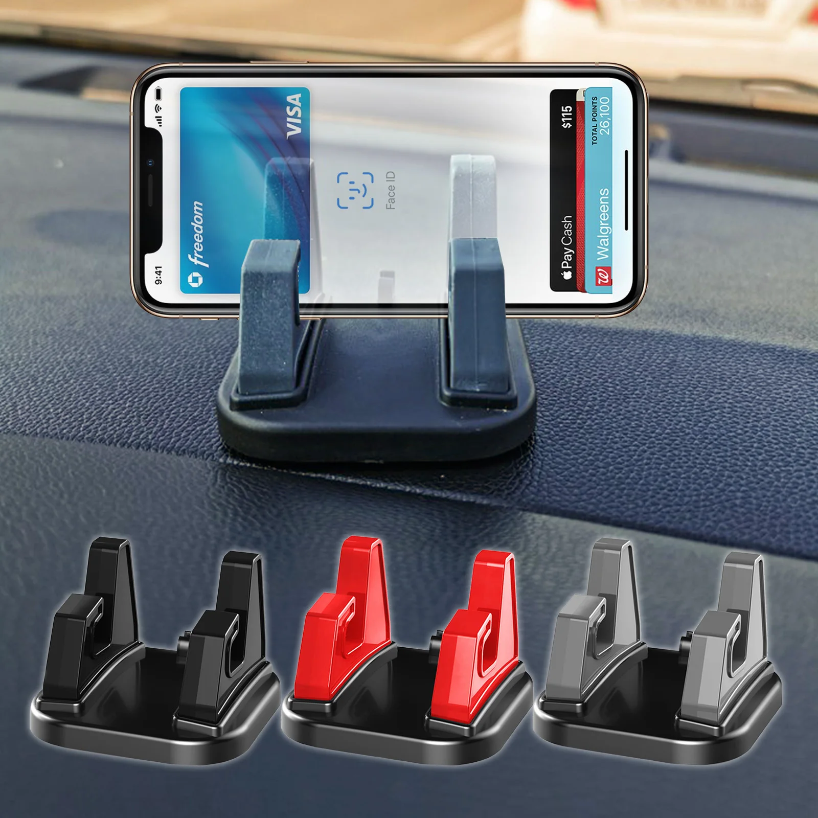 

Автомобильный держатель для телефона с поворотом на 360 градусов, поддержка мобильного телефона для смартфона, автомобильный держатель-подс...