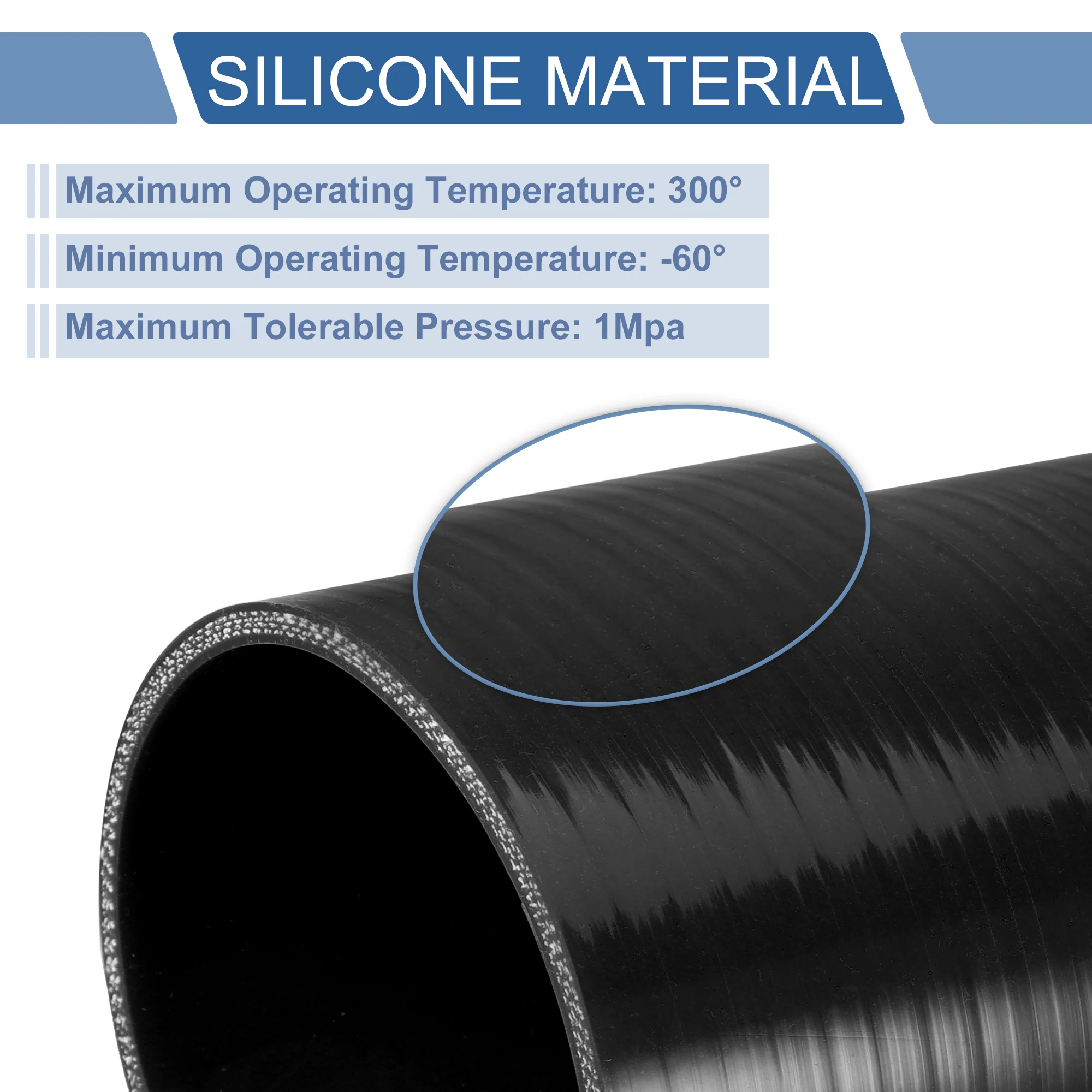 UXCELL 180 градусов 22 мм 25 28 30 32 35 38 40 45 48 идентифицированная интеркулер трубка длиной