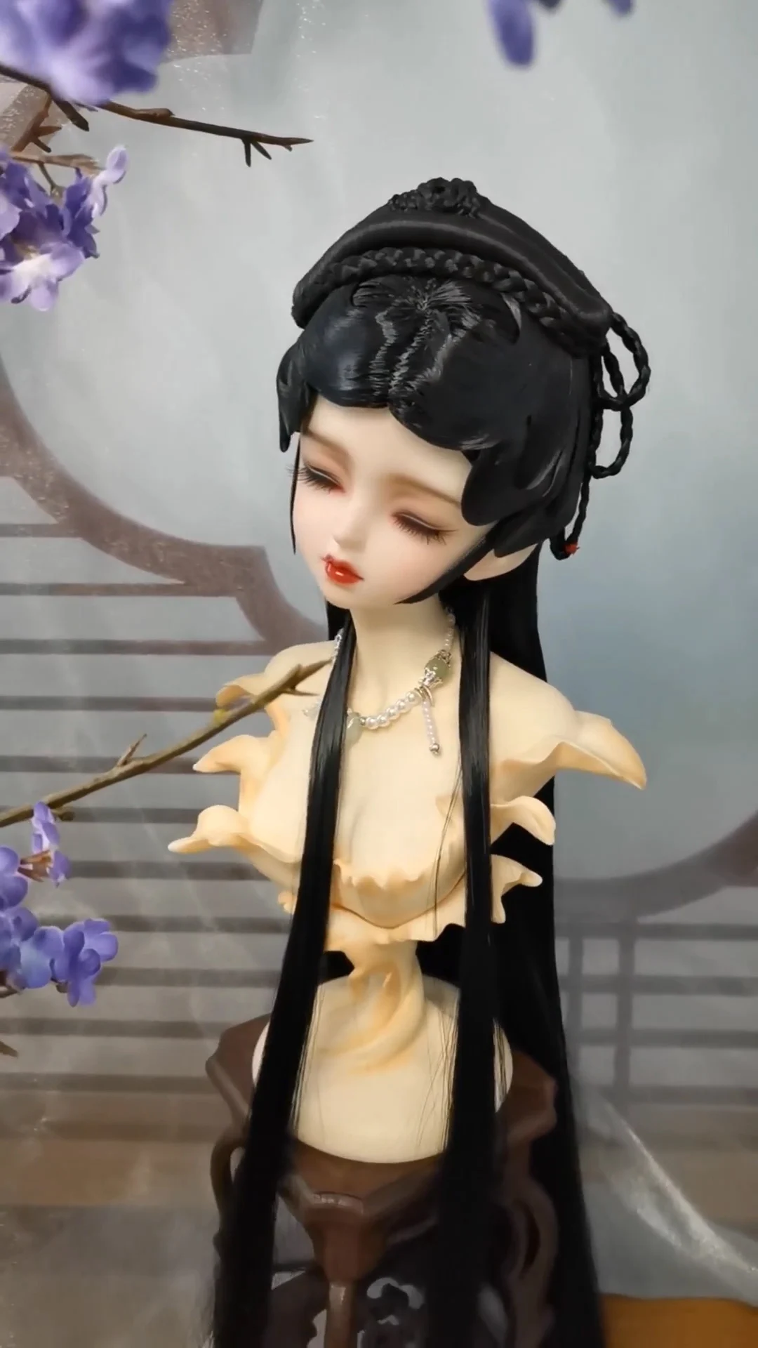 1/6 1/4 1/3 шарнирный старинный парик для кукол аксессуары Hanfu Стайлинг волос Ретро