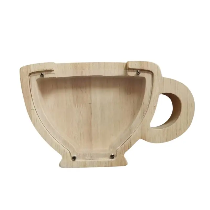 

Деревянная Копилка из дуба, чайная банка для монет, уникальная коробка для сохранения монет, форма чайки, контейнер для монет для мальчиков ...