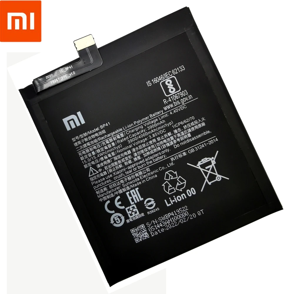 100% Оригинальный запасной аккумулятор для Xiaomi Redmi K20 Pro Mi 9T Mi9T K20Pro Премиум
