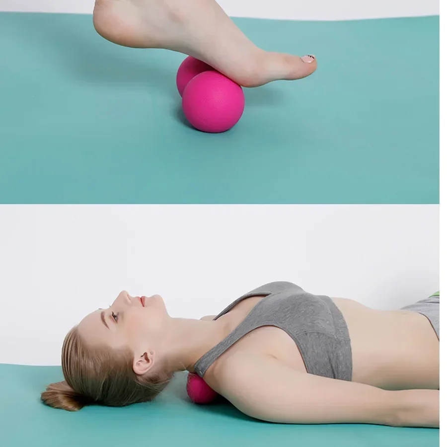 

Women Block Peanut Yoga Ball Equipment Massage Exercise Ball Therapy Fitness Set Roller Roller Block Relax Peanut Yoga Foam