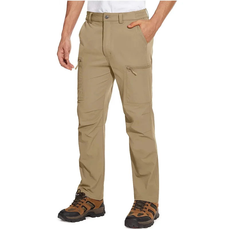 

Men's Tactical Waterproof Cargo Pants with Multi Pockets Lightweight Quick Dry Casual Straight Pants for Work Hiking