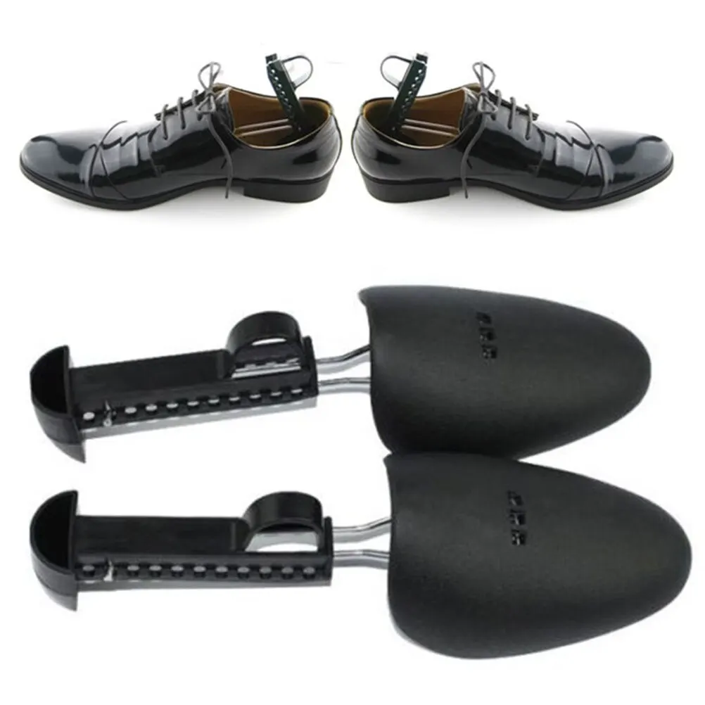 

1 Pair Women Men Plastic Shoe Stretcher 2-Way Shoes Stretcher Tree Shaper Black