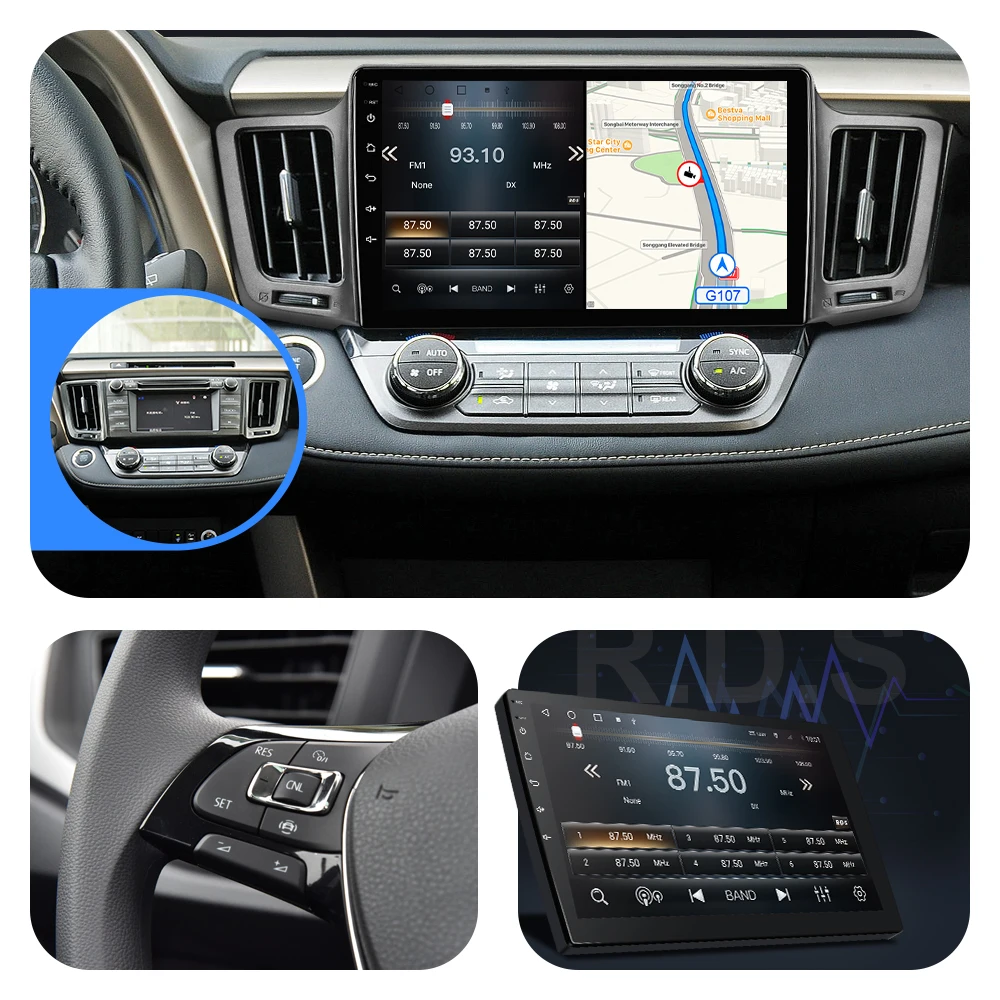 Автомобильный мультимедийный плеер Android 10 0 для Toyota RAV4 RAV 4 2013-2017 2Din Авторадио