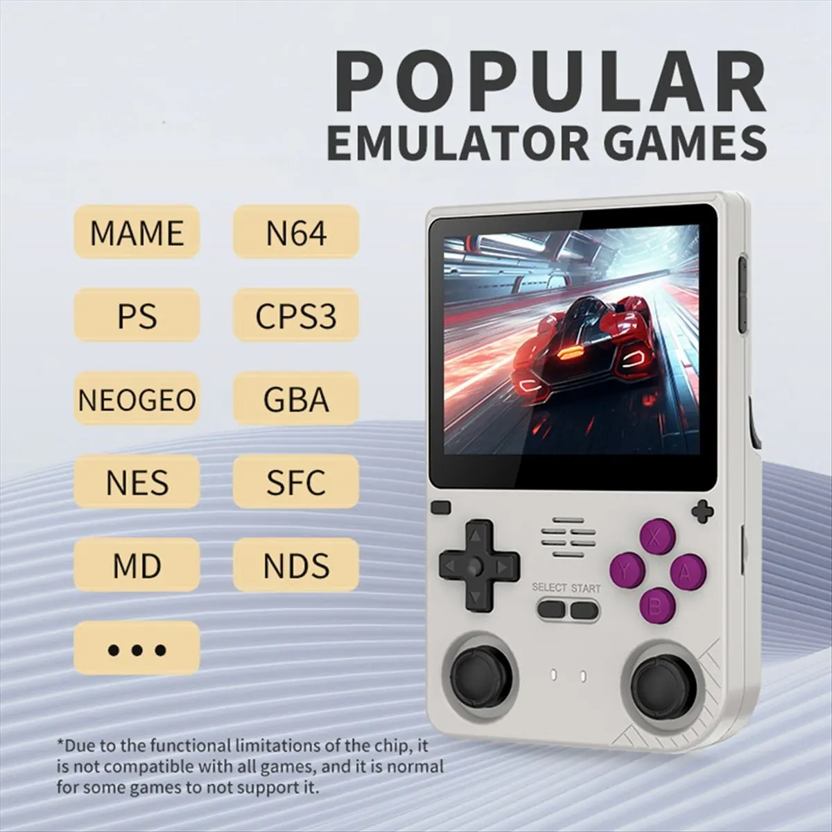 Портативная игровая консоль V20 Retro Video с 64 ГБ памяти, 3,5-дюймовым IPS HD-экраном, процессором A133P и открытой ОС Linux для симуляторов SFC B (art.: 3920dc082db8d) - 3920dc082db8d