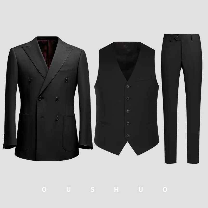 

K-Men's three-piece suit slim-fit Business casual