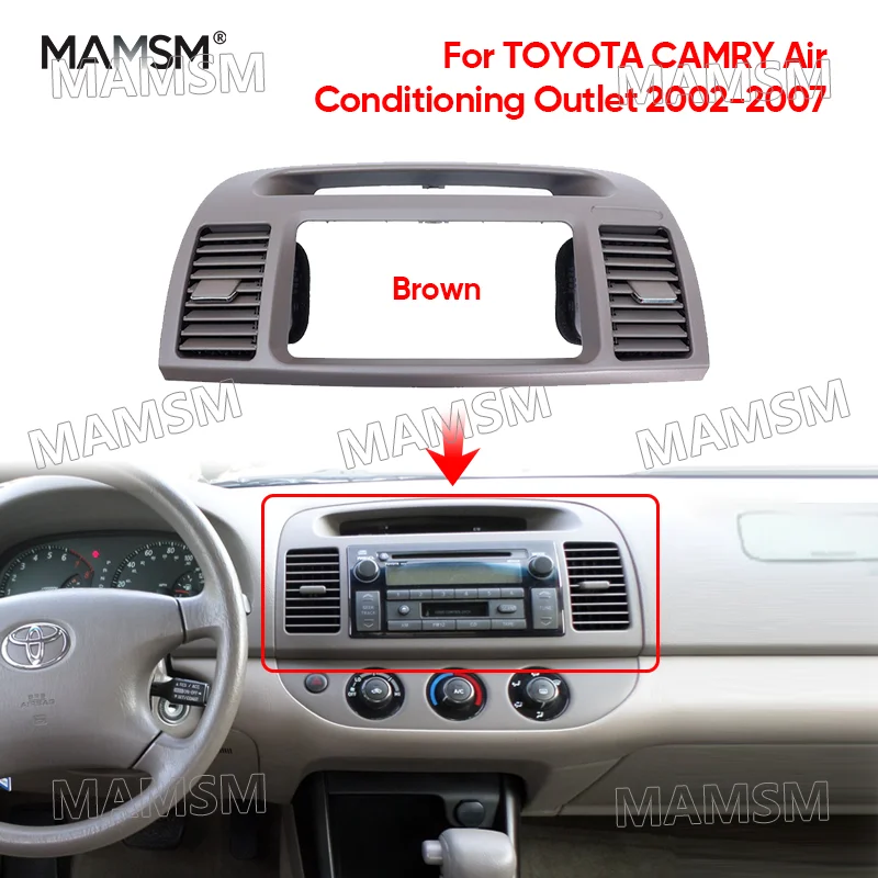 2002-2007 для TOYOTA CAMRY передняя приборная панель автомобиля центральная решетка