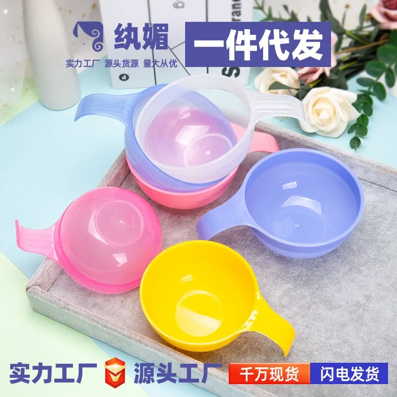

DIY Facial Mask Mixing Bowl Multicolor Transparent Hair Dyeing Bowl Barber Baked Oil Bowl Color Mixing Bowl Hair Salon Hair Dyei