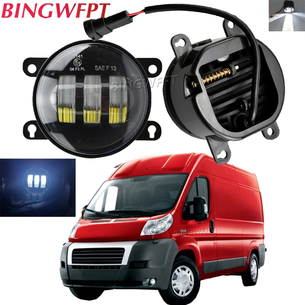 Фото Противотуманные фары s светодиодный светодиодные противотуманные фары для Fiat Ducato 250/290 2014-2020 для Fiat 500 Doblo 152-263 Panda Punto Evo Sedici Tipo Argo, противотуман... №1
