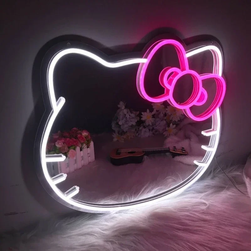 

Зеркальная неоновая вывеска LED 35x30см USB
