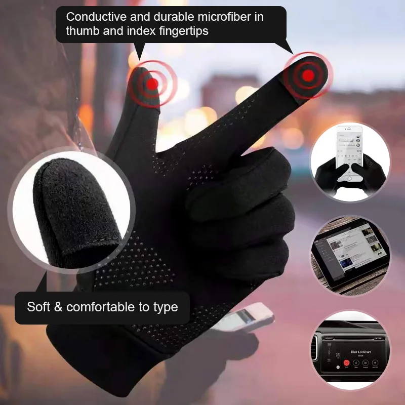 Ветрозащитные велосипедные перчатки для езды на горном велосипеде с сенсорным