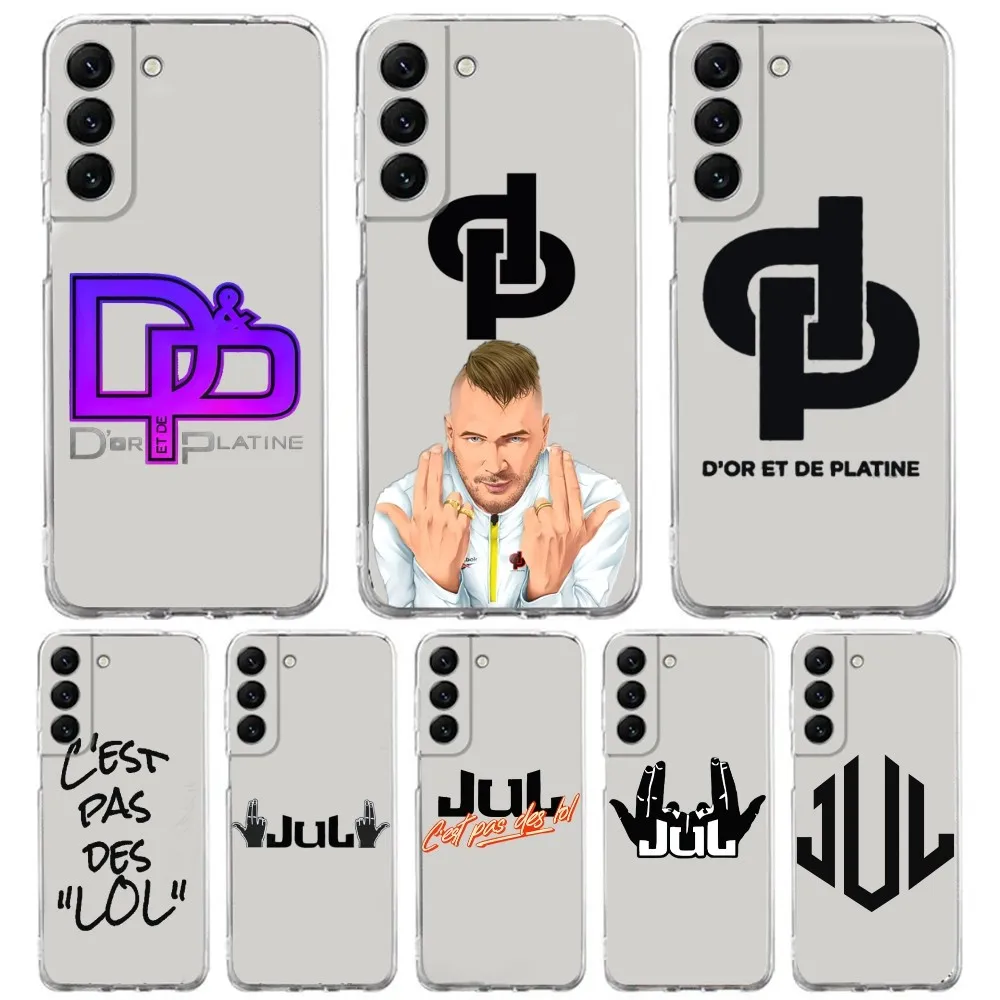 Rapper JuL Cest Pas Des Lol Phone Case Silicone For Samsung S30 S23 21 22 20 Ultra FE lite S10 9 PIus Note20ultra Cover Clear