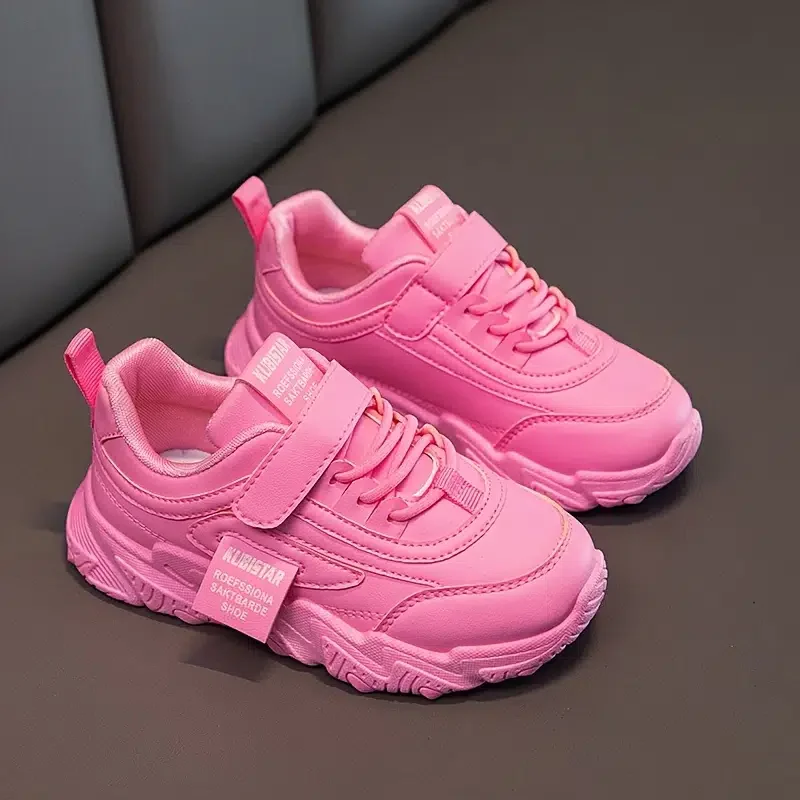 Leather Basketball Shoes Hook And Loop Design Warm Shoes For Winter Suitable For Outdoor Sports