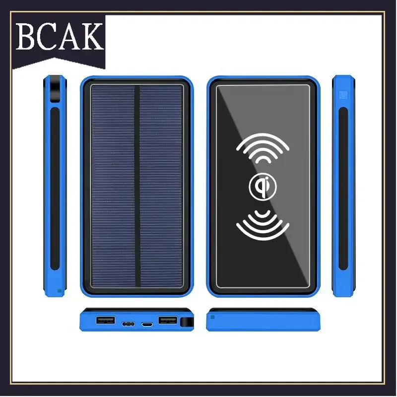 Горячий стиль BCAK беспроводной внешний аккумулятор 10000 мАч солнечный мобильный