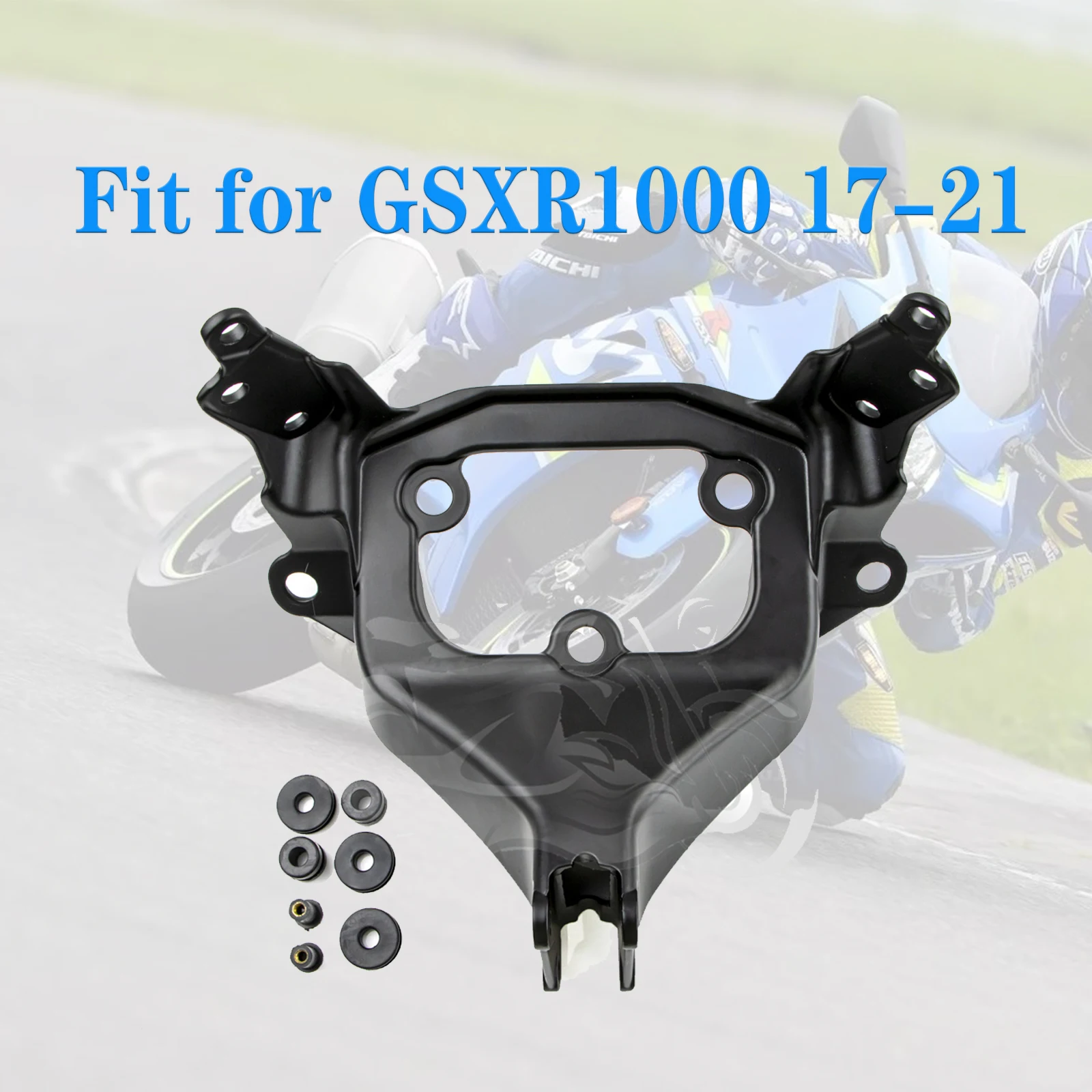 Подходит для Suzuki 2017 - 2022 GSXR1000 GSXR 1000 кронштейн фары мотоцикла Верхняя опорная