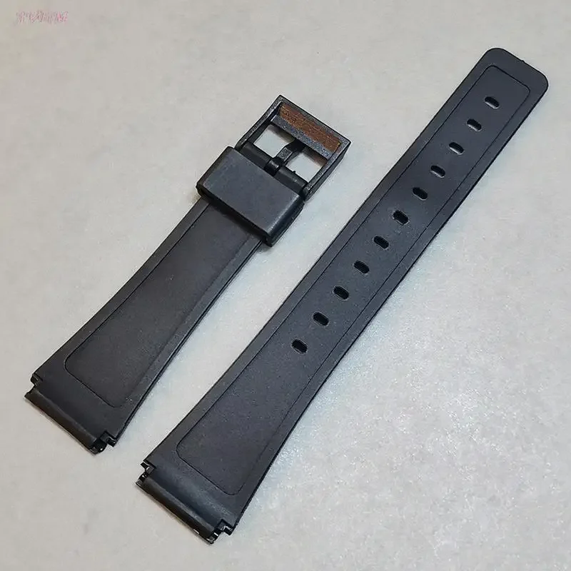 Фото Ремешок из полимерной смолы для часов, браслет для Casio MQ-27 MQ-38 MQ-26 MQ-28 MQ-105 MQ-95, прочный Univesal, черный браслет для часов, 18 мм №3