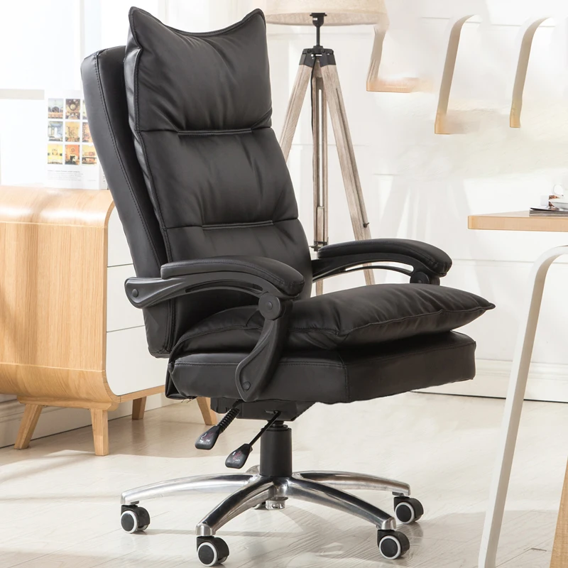 

Luxury Gamming Office Chair Massage Reading Leather Armchair Office Chair Comfy Floor Chaises De Bureau Home Furniture WRXXP