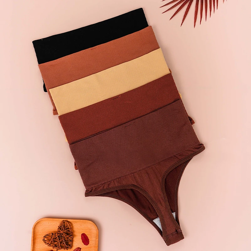 Сексуальные женские стринги с высокой талией открытыми ягодицами и облегающими