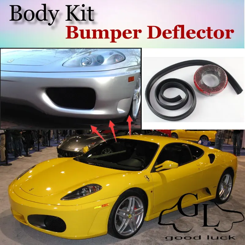 

Дефлектор губ для бампера Ferrari F430, передний спойлер, юбка для TopGear Friends для тюнинга автомобиля, комплект кузова, полоса