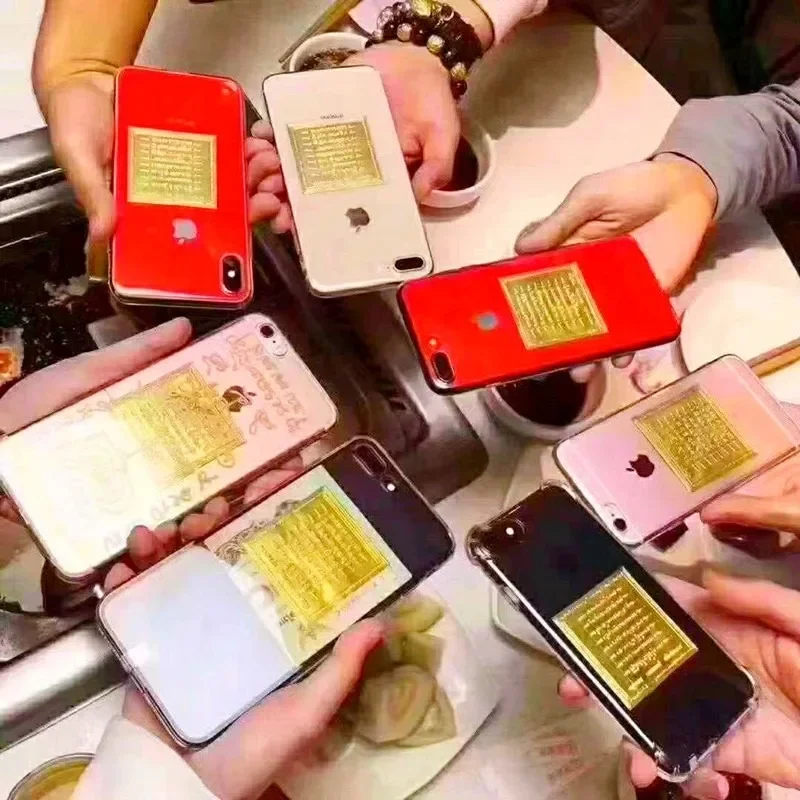 1 шт. наклейки на телефон с надписью Безопасность Храма