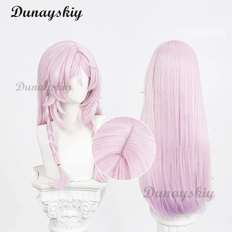 Парик для косплея по мотивам аниме Genshin Impact Citlali длиной 75 см с розовым и фиолетовым