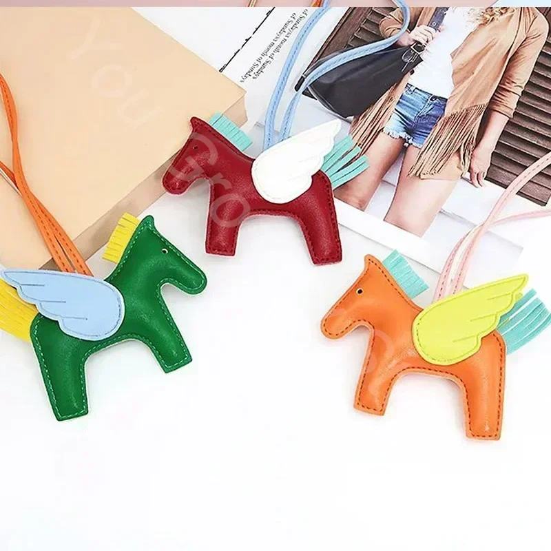 Подвеска милая маленькая сумка с лошадью Очаровательная искусственная кожа