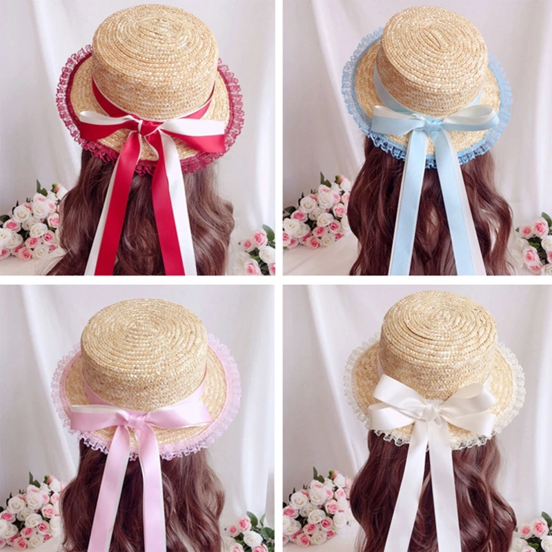 

Straw Hat Anime Cartoon Sunscreen Straw Hat Japanese Cosplay for Girls Women New 2022