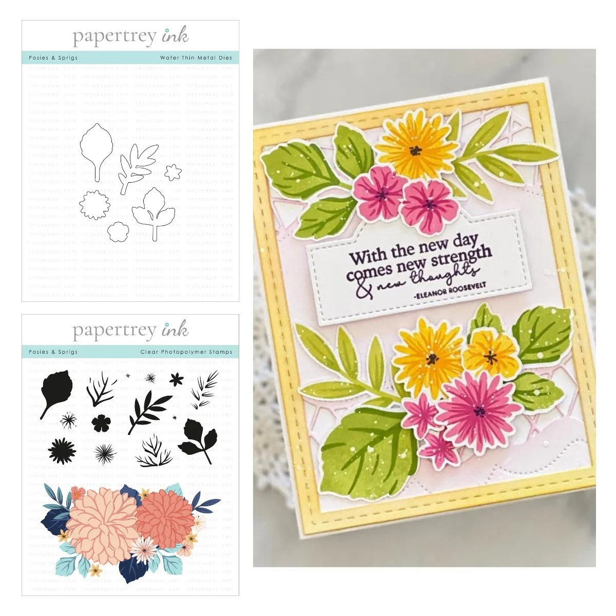 

2022 Summer Posies and Sprigs Cutting Dies and Stamps Diy Scrapbooking Greeting Cards Album Diary Paper Decor Embossing Molds