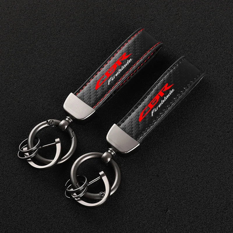 

High-Grade Carbon Fiber Motorcycle Keychain Holder Keyring for Honda CBRFIREBLADE accessories