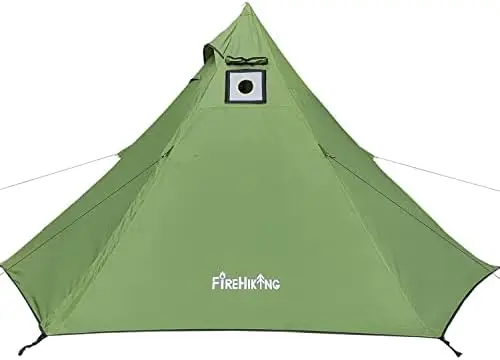 

Ultralight Hot Tent with Stove Jack Teepee Tent for 1 Person