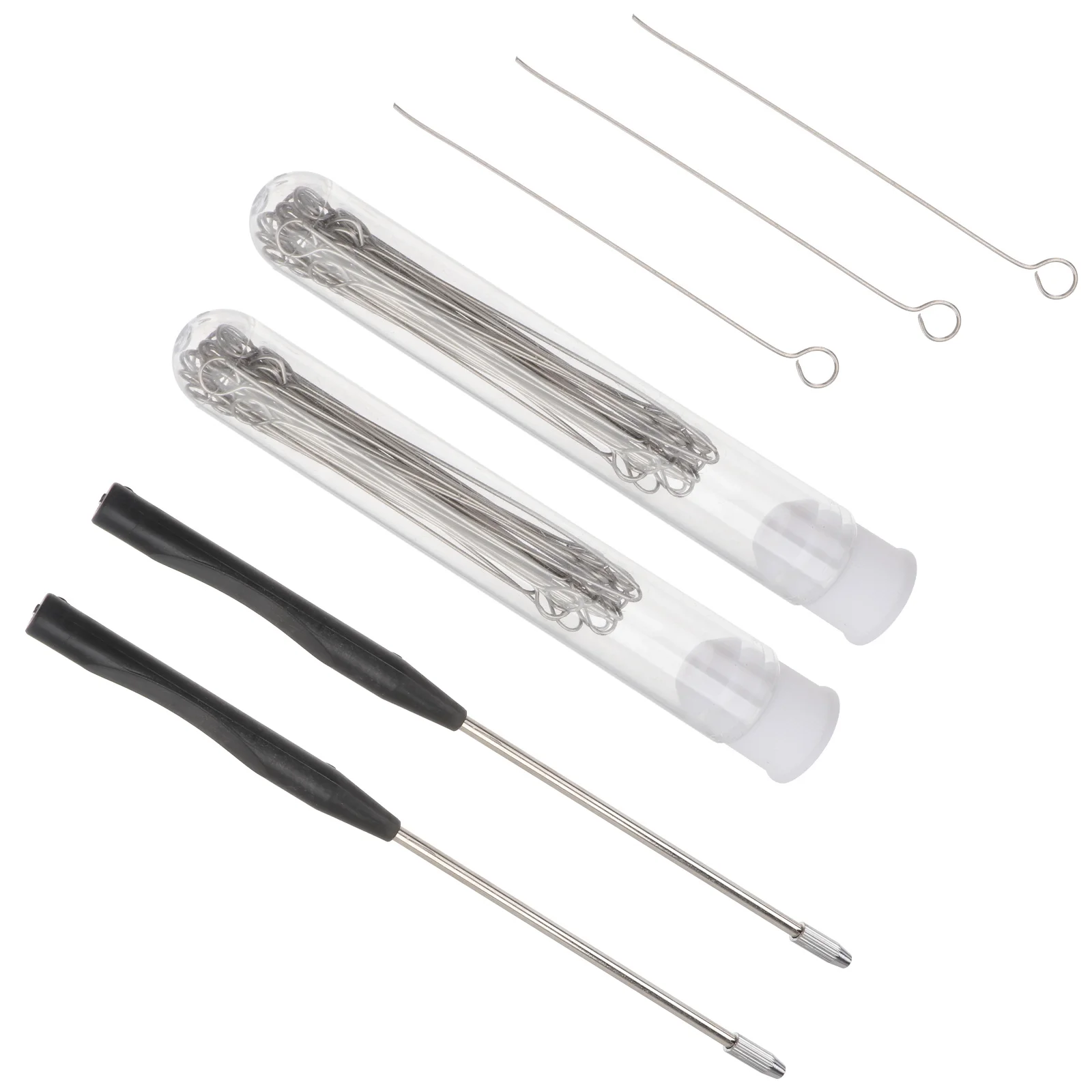 

92 Pcs Reusable Inoculating Loop Replaceable Inoculation Rings Inoculation Rod