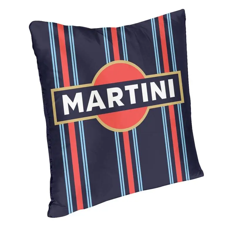 Роскошный классический винтажный Чехол для подушки Martini Racing в стиле ретро 40x40 см